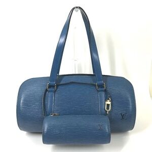 Louis Vuitton  Epi Shoulder Bag Toledo Blue with Pouch